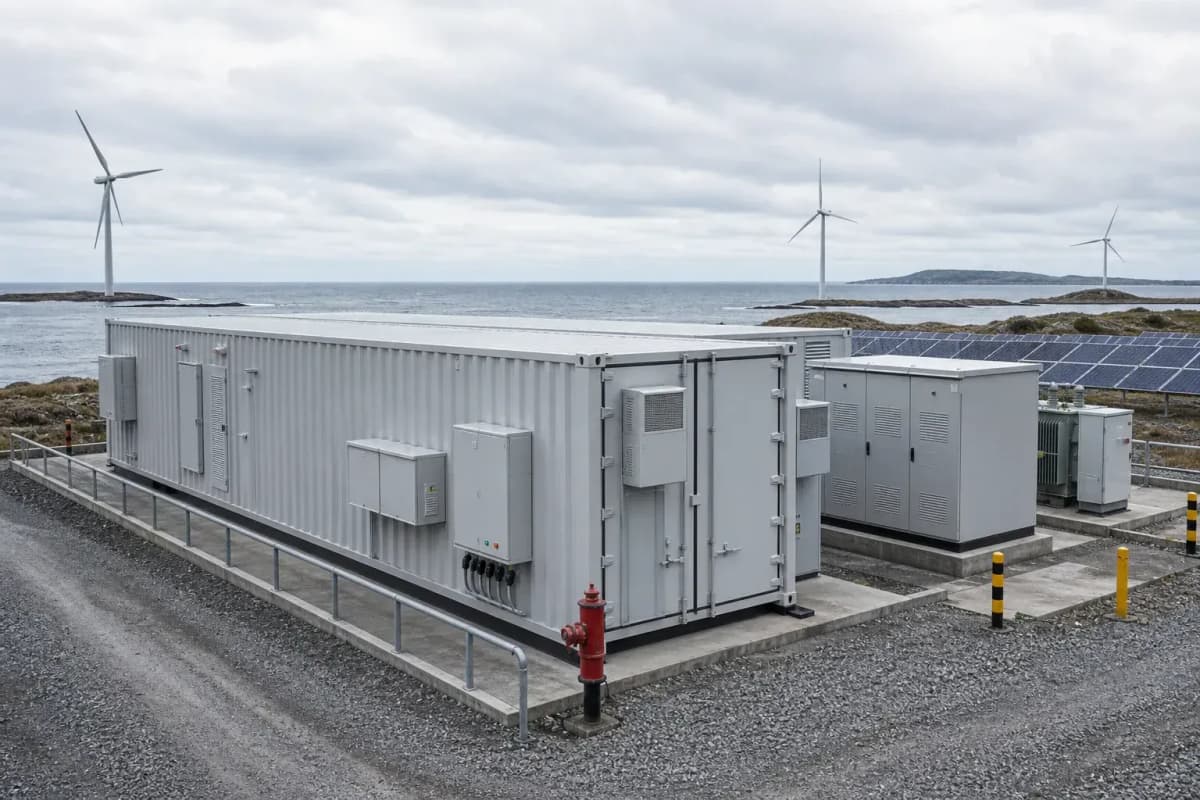 5MWh Island Microgrid LFP - 10MW Multi-Container BESS