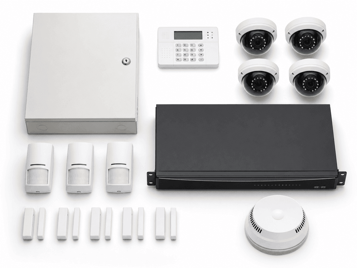 Bank Branch 32-Zone High-Security - 16 Cameras