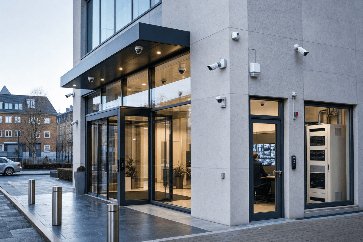 Bank Branch 32-Zone High-Security - 16 Cameras