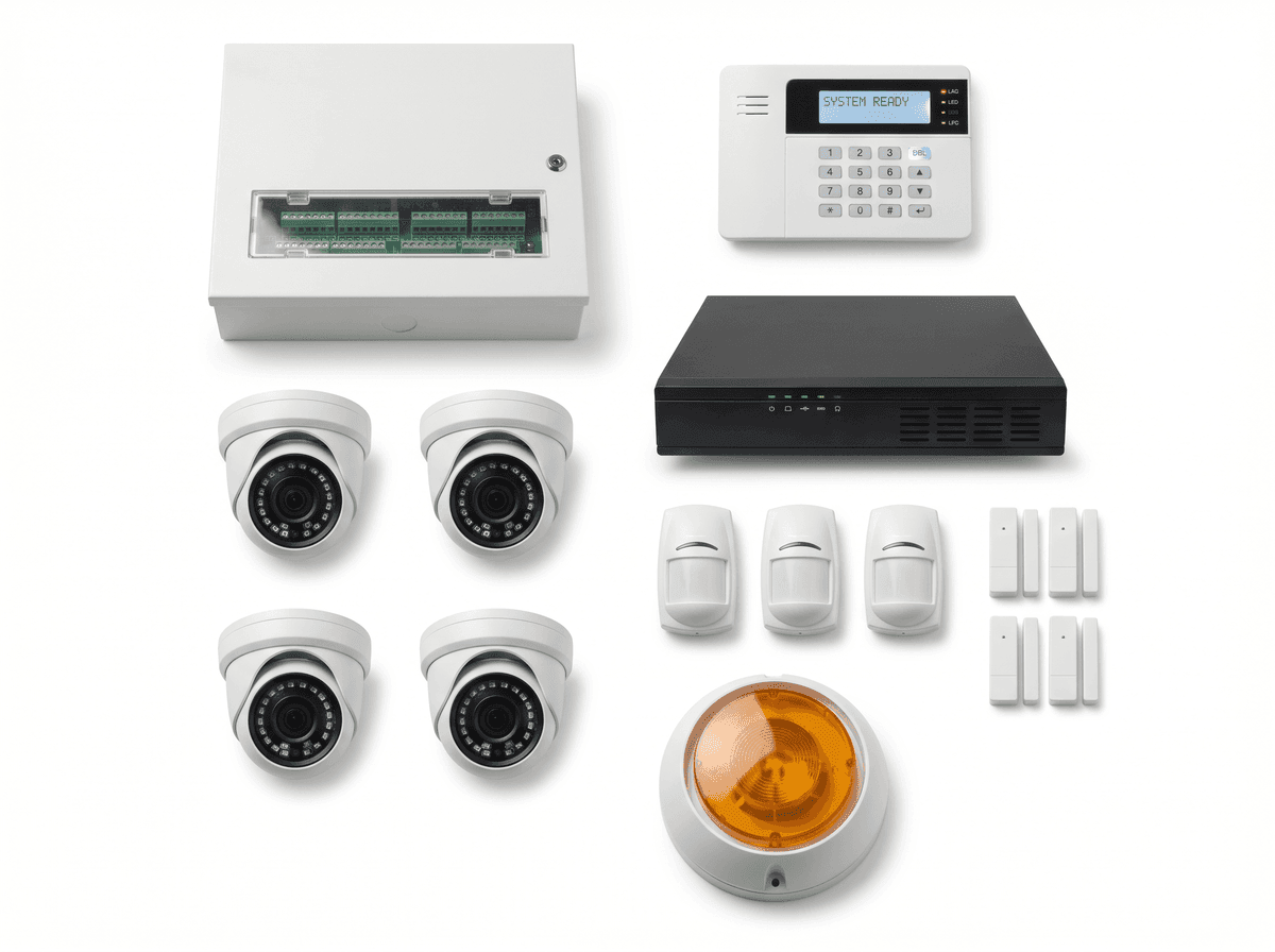 Shopping Mall 48-Zone Cloud Managed - 32-Camera AI Security System