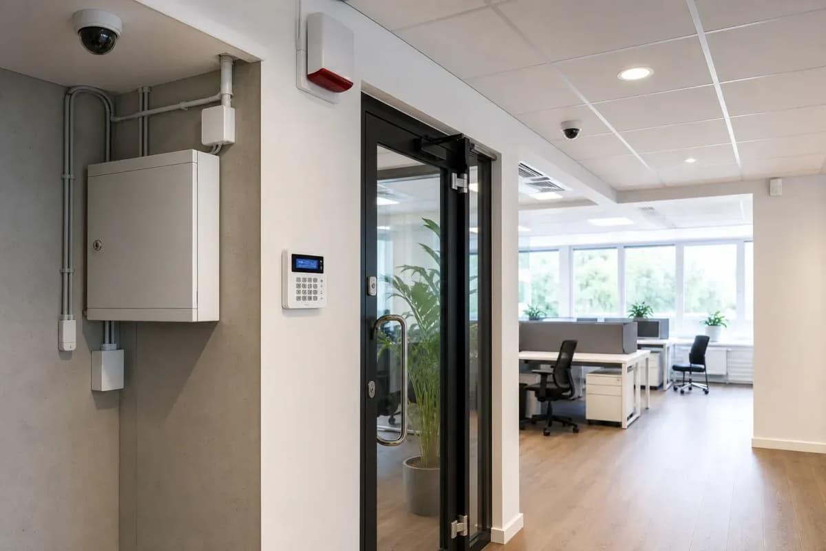 Small Office 8-Zone Grid - 8-Zone Self-Monitored Security