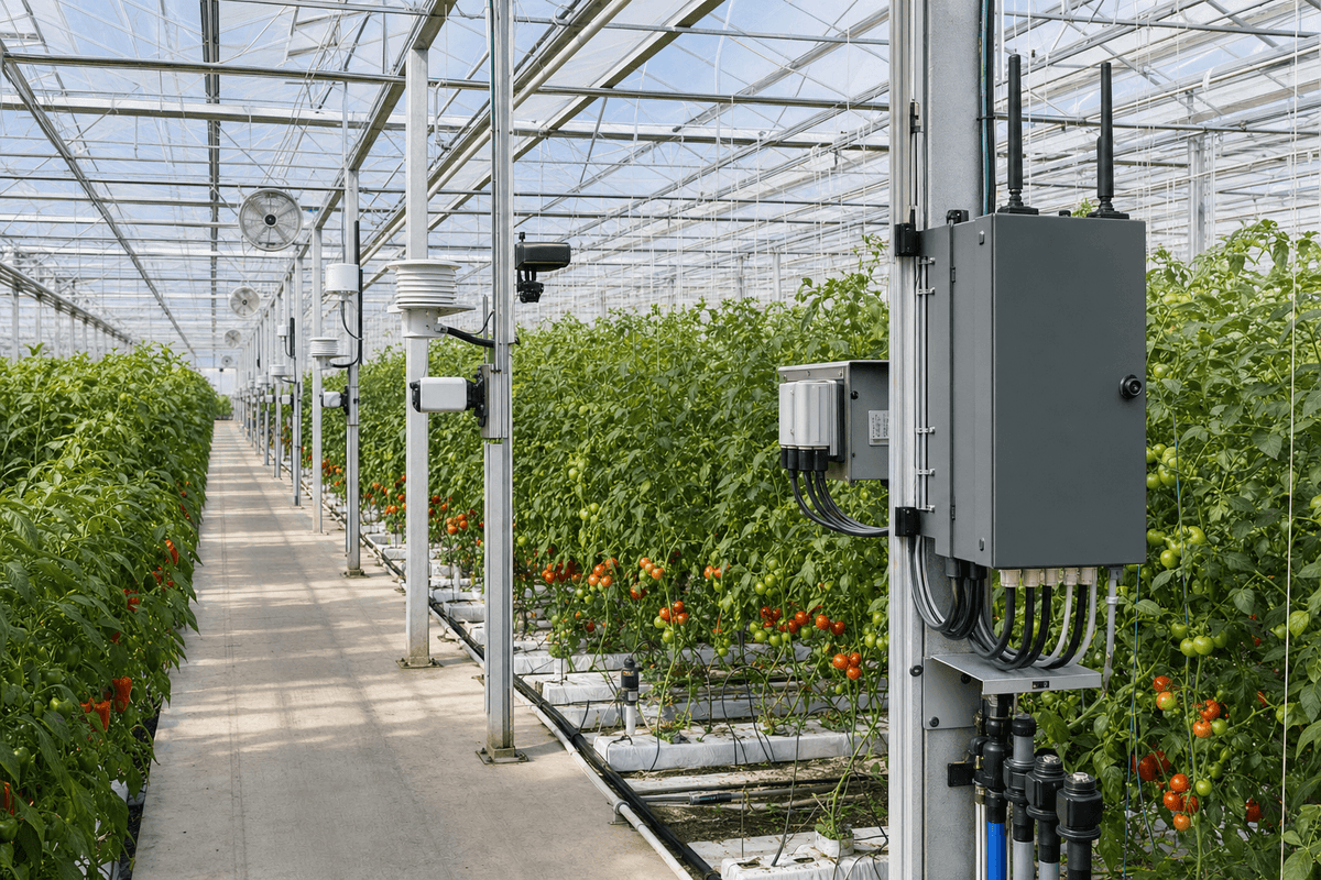 Greenhouse Environment Pro - AI-Powered Climate & Crop Intelligence for 20,000 m² Greenhouses