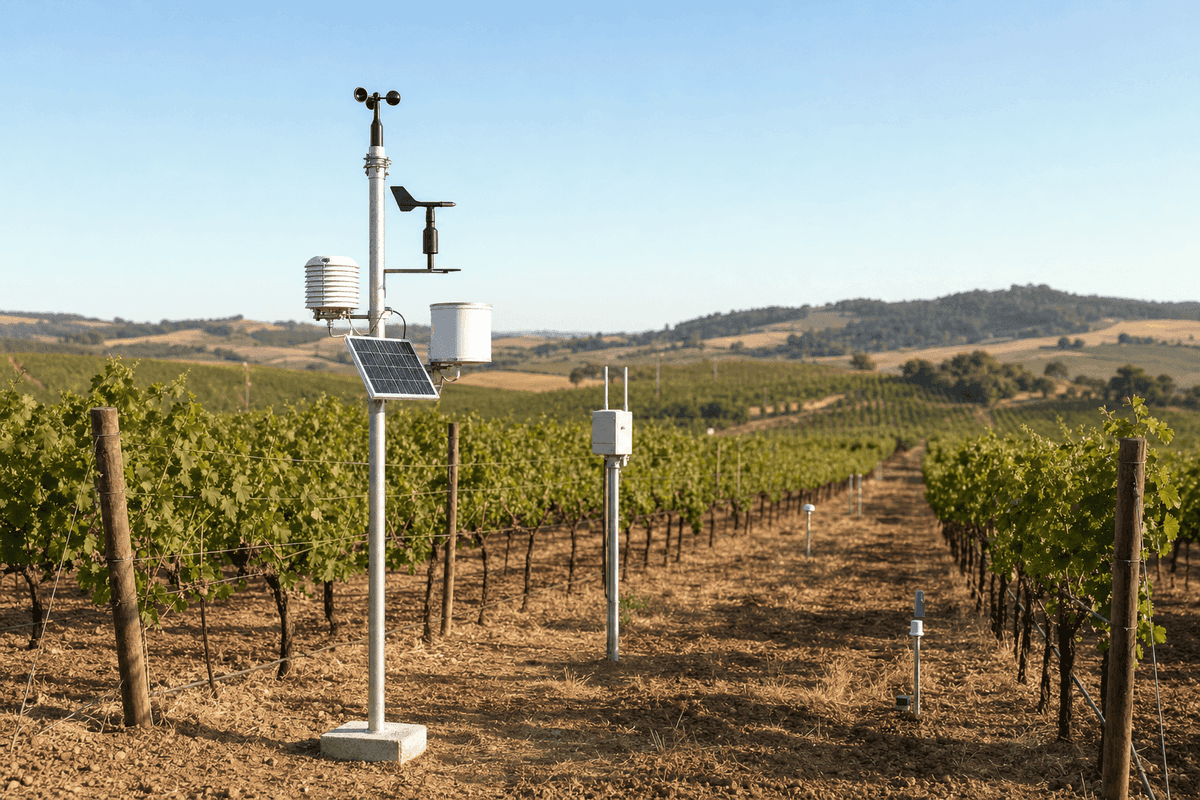 Basic Weather Station 10ha - 9-Sensor LoRaWAN Field Monitoring