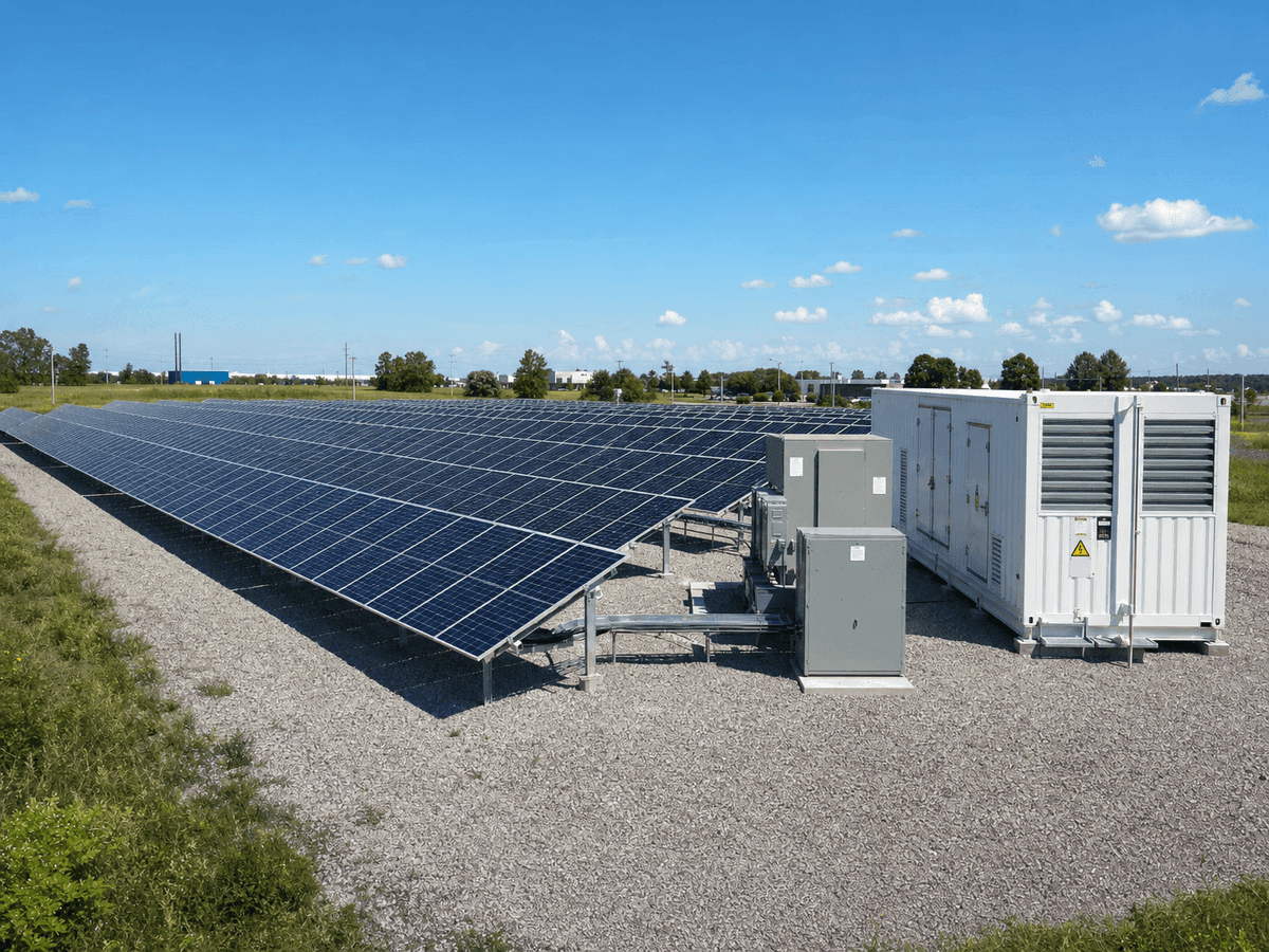 100kW + 200kWh Solar+Storage Commercial - Hybrid TOPCon LFP System