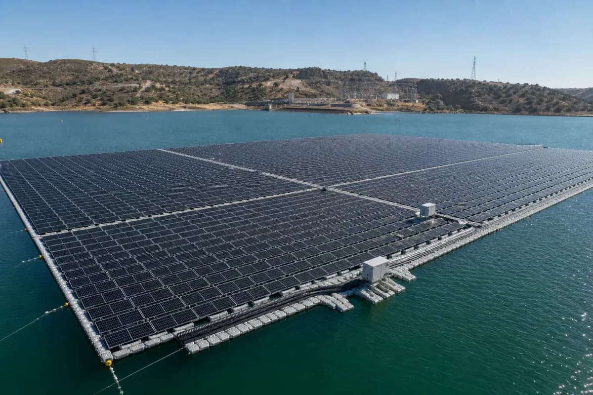 6.4MW Floating Solar Bifacial Floating - Utility FPV System