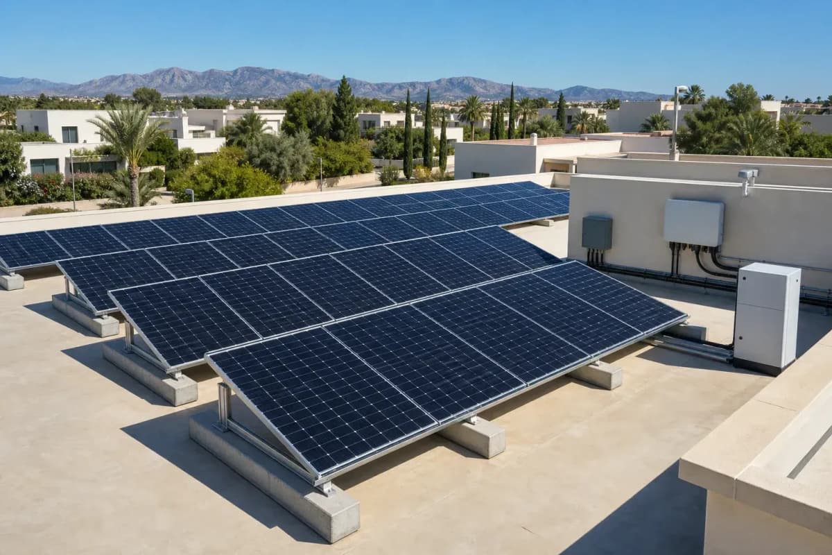 26kW Residential Solar+Storage Bifacial Fixed - 22% Hybrid PV System