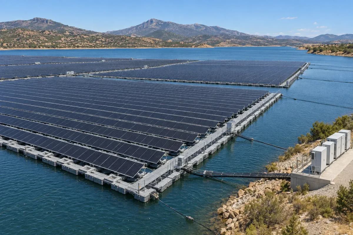 9.3MW Utility Scale Thin-Film CdTe Floating Solar PV System - CdTe FPV EPC Package