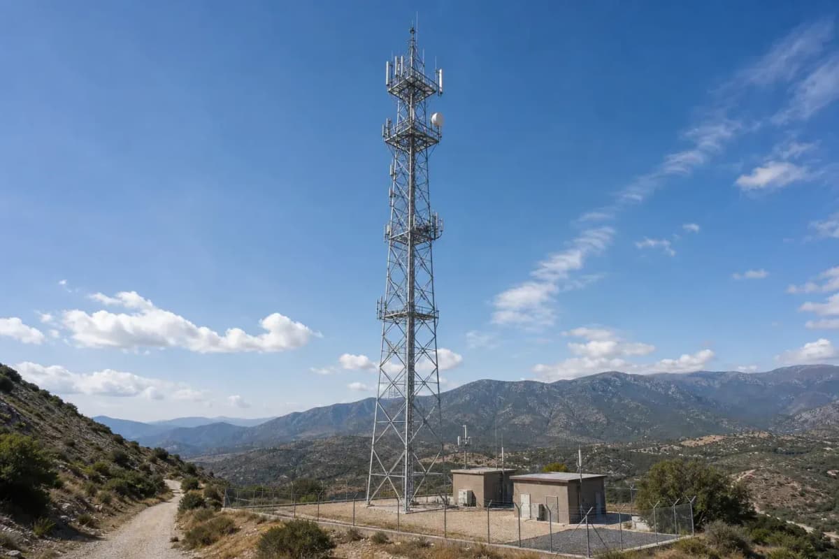 75m Lattice Tower Broadcast Telecom Slip-Joint - 51 m/s Wind-Rated EPC System