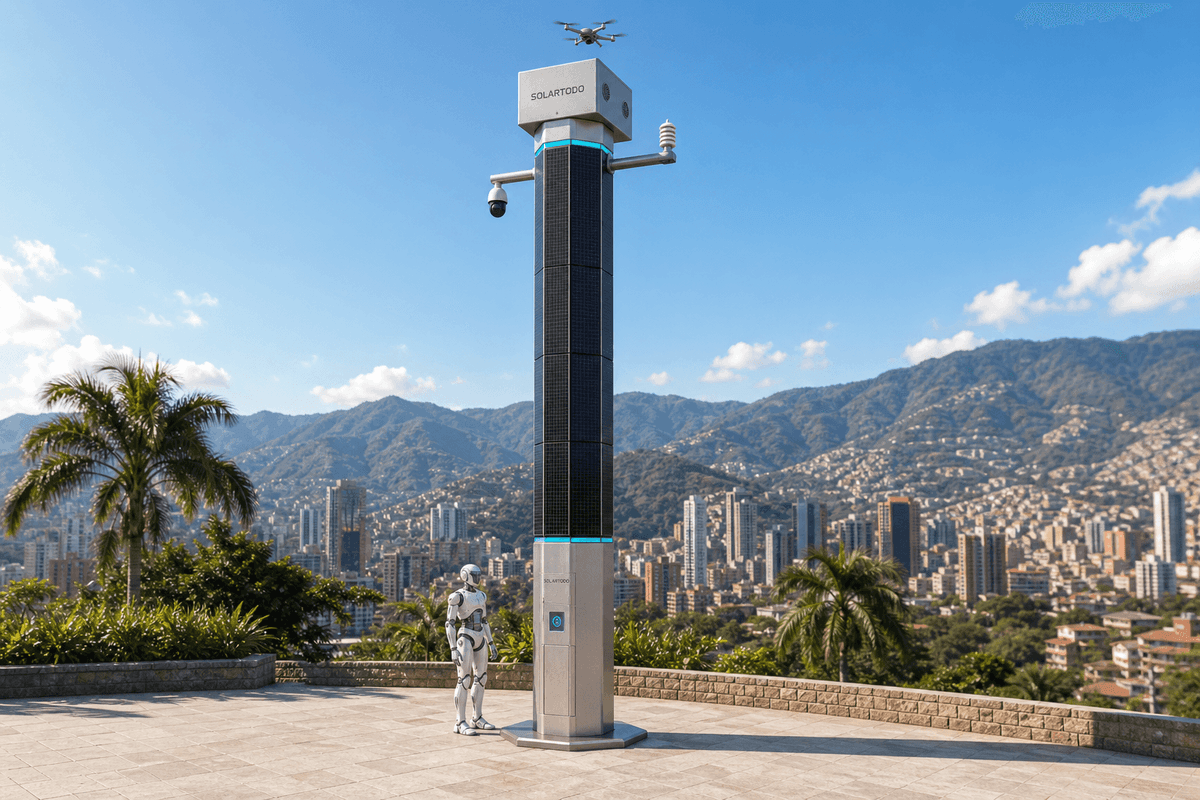Medellín Valley Airflow and Hill-Corridor Security: SOLARTODO Sentinel City AI Pole 77-Node Configuration Guide