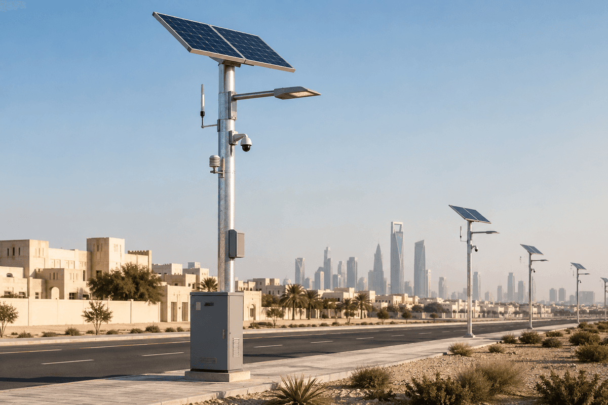 تحديات المناخ الحار على أداء smart city في الخليج