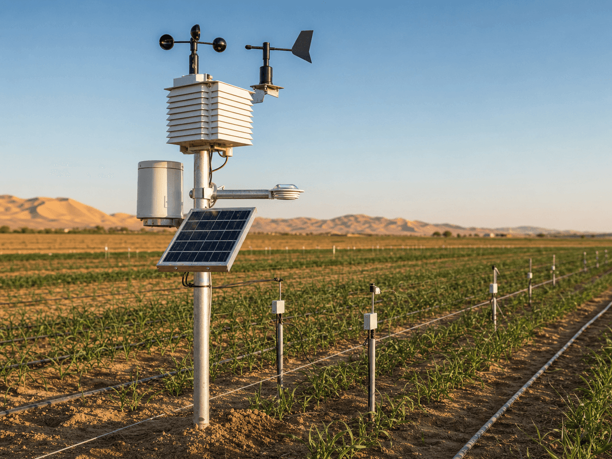 Desert Reclamation Solar+Agriculture 50ha - 500kW PV Smart Monitoring