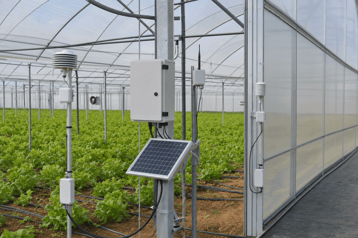 Poultry House Environment Control 5000sqm - 30-Sensor IoT Monitoring deployed in an international application environment