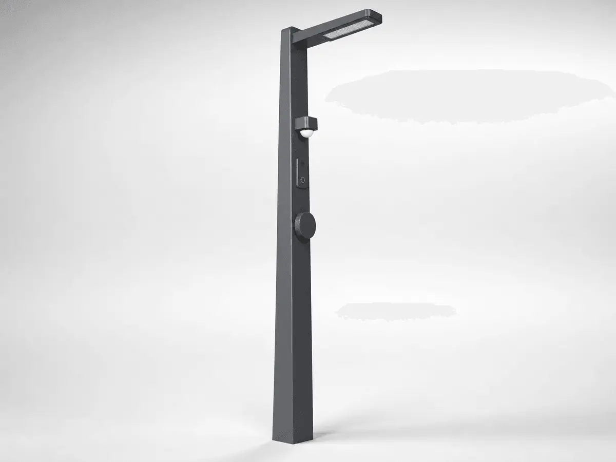 10m Community Entrance Security+Face Recognition - 120W Smart Streetlight