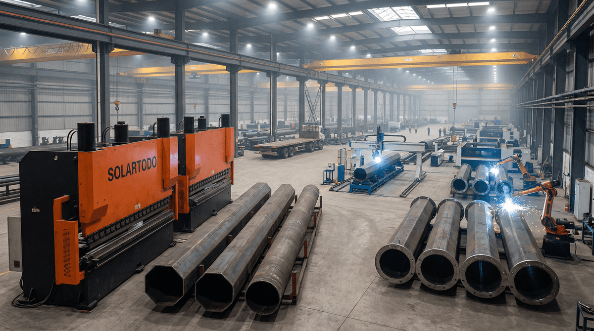 Sofia Power Transmission Tower Case Study: 35kV Double-Circuit Steel Tubular Transmission Poles with 60m Spans