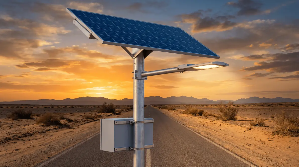 261-Unit Casablanca Solar Streetlight (Split-Type) Deployment with 12m Poles and 910W TOPCon Panels