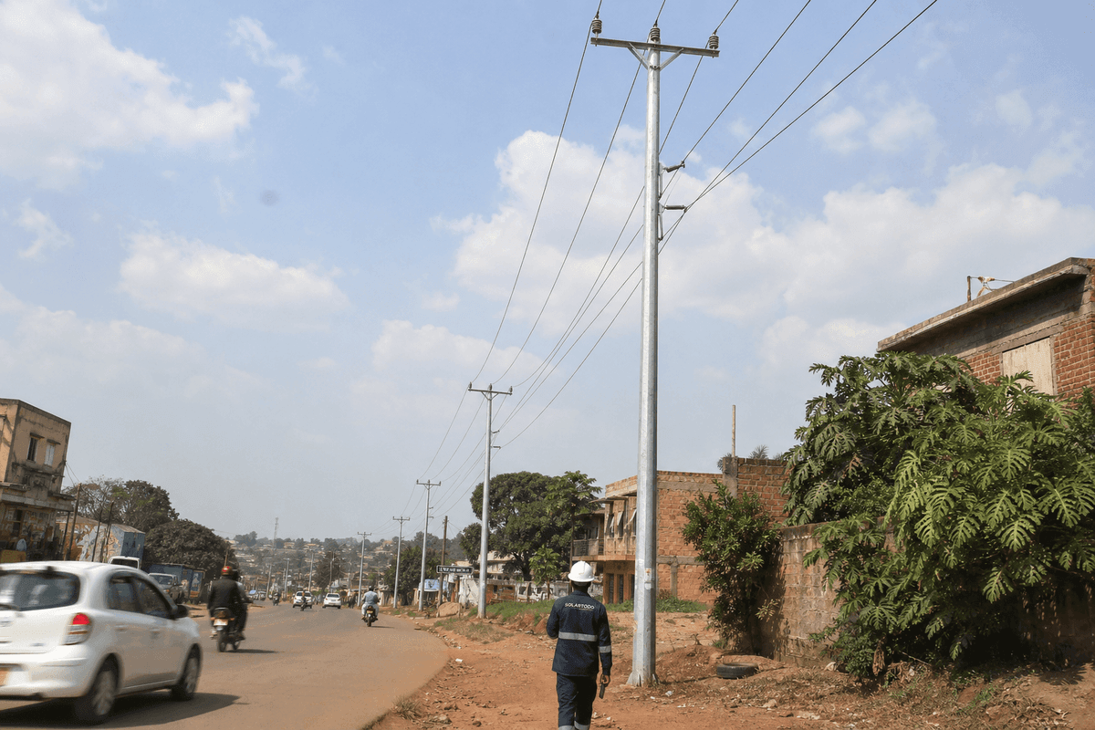 Kampala Low-Voltage Feeder Densification: Power Transmission Tower Configuration for 0.4kV Community Distribution