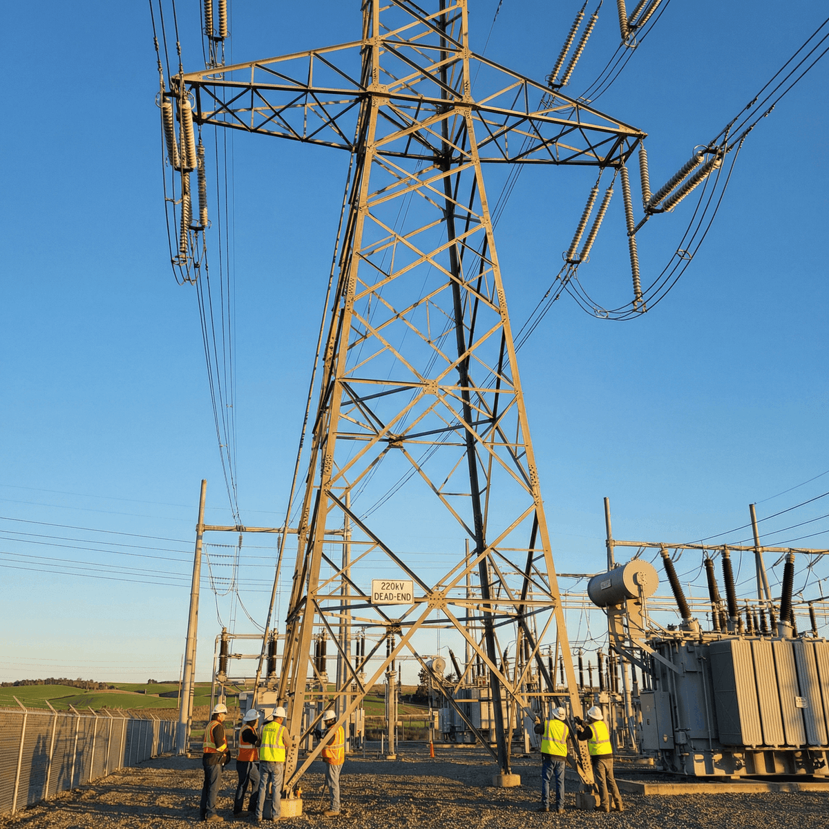 Substation Access Solutions with Power Transmission Towers